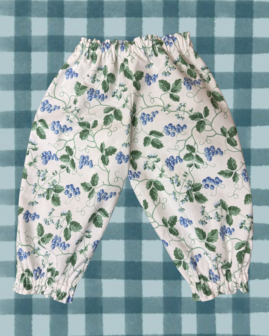 blueberry patch balloon pants