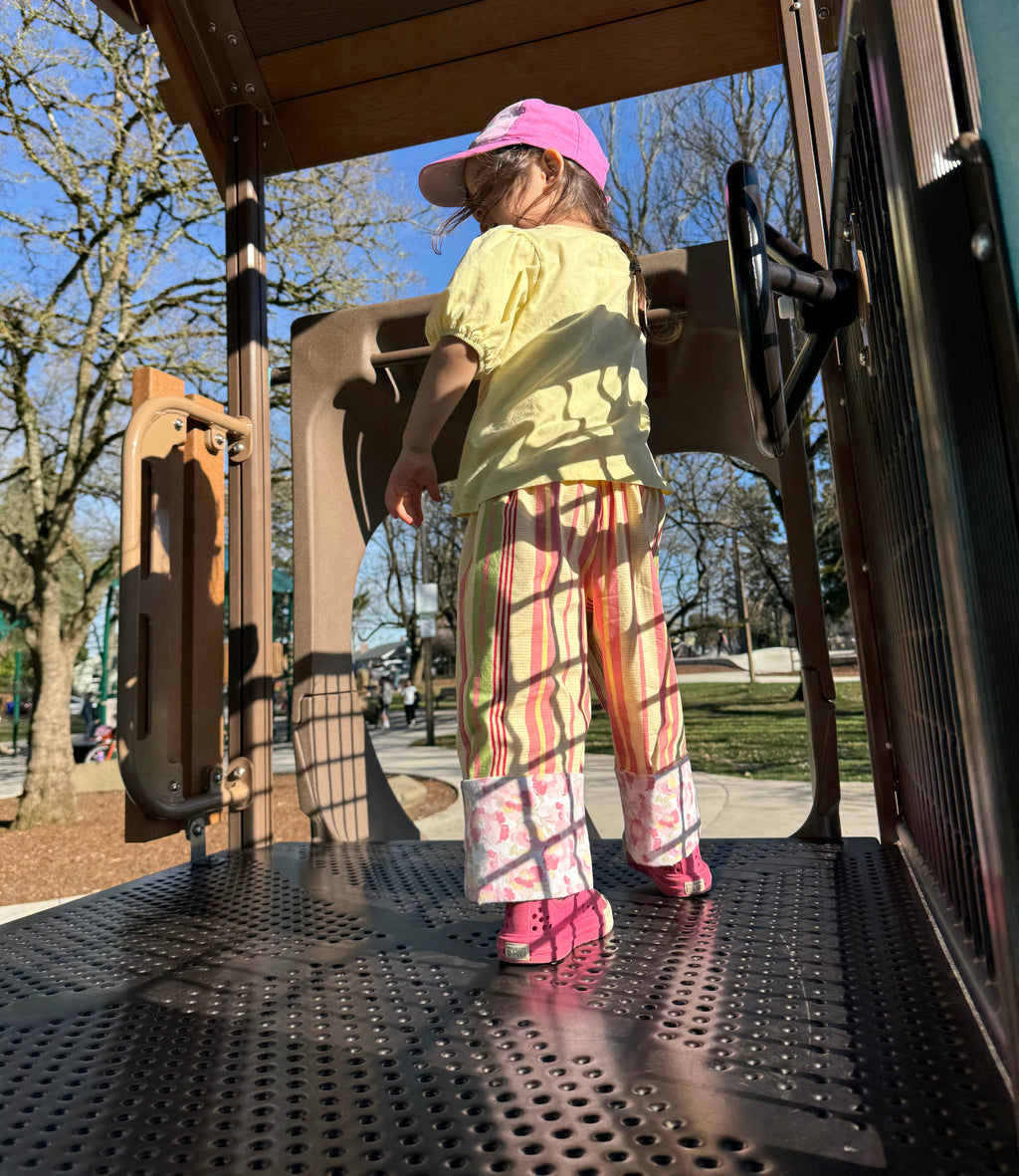 citrus stripe pants